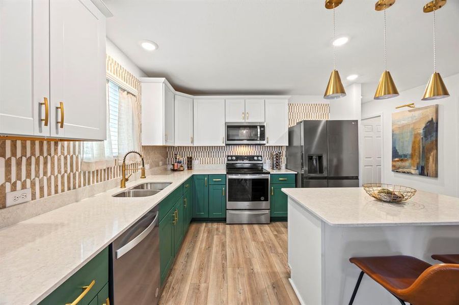 Furnished interior view inside a new home in , Denton (Image 8).