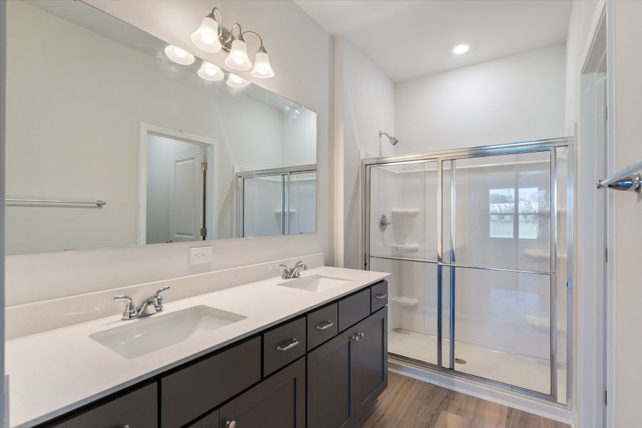 Furnished interior view inside a new home in Edwards Station, Taylors (Image 11).