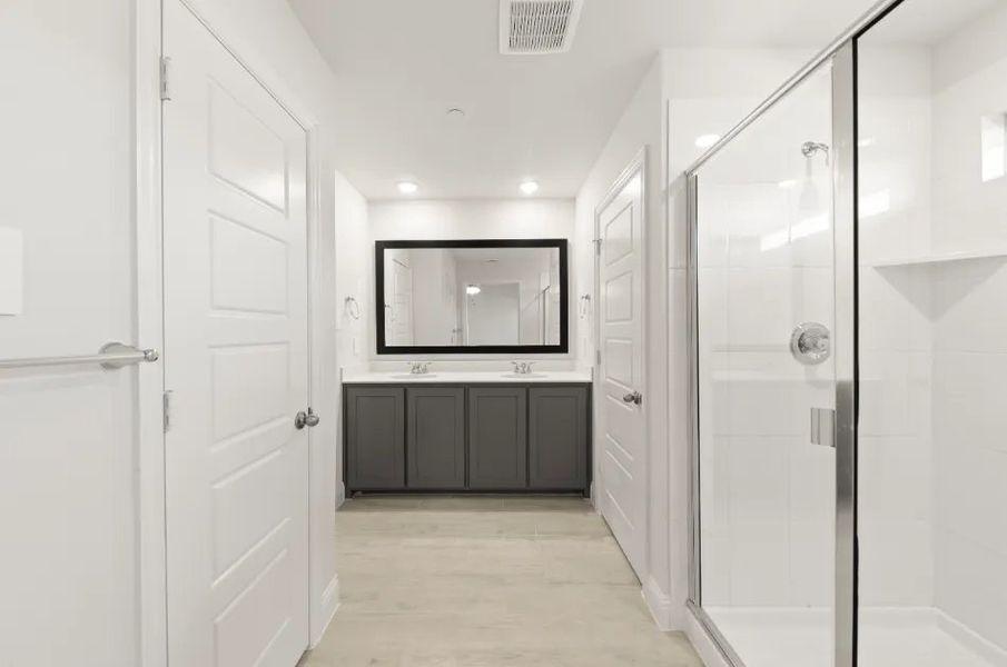 Front exterior of a new home in Sereno Oaks at Buckner Terrace, Dallas, TX, highlighting curb appeal (Image 28).