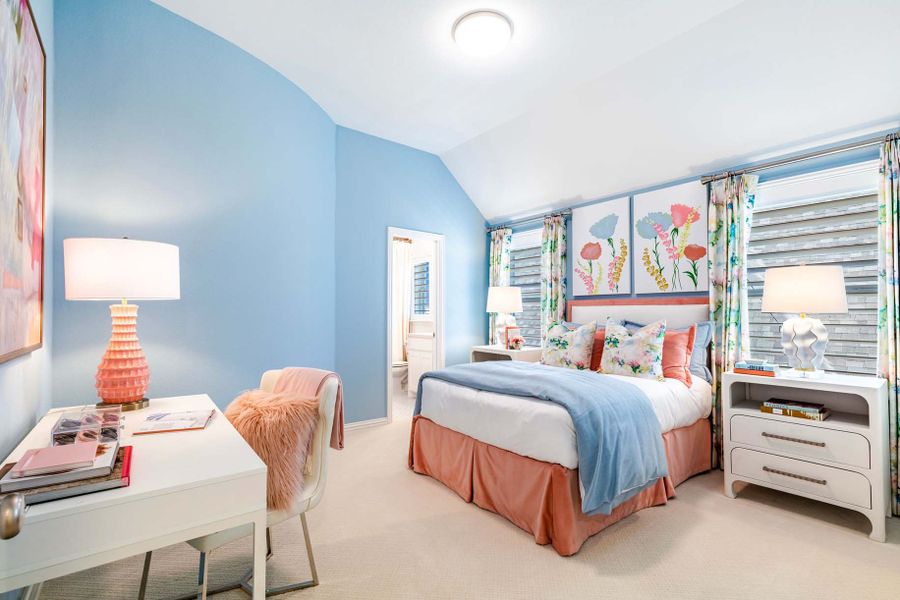 Representative Secondary Bedroom - some options shown