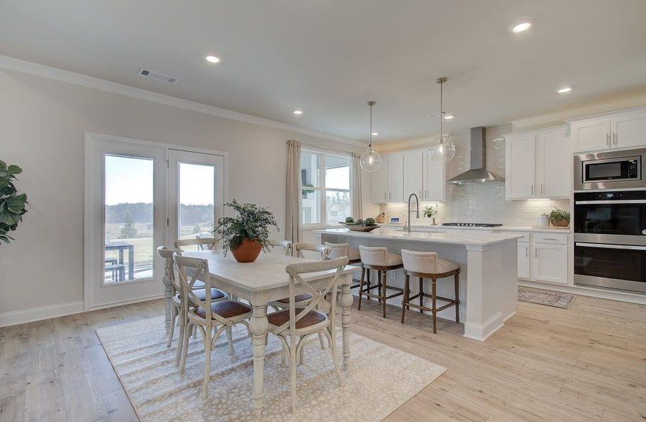 Furnished interior view inside a new home in Pinecrest Ridge, Dacula (Image 16).
