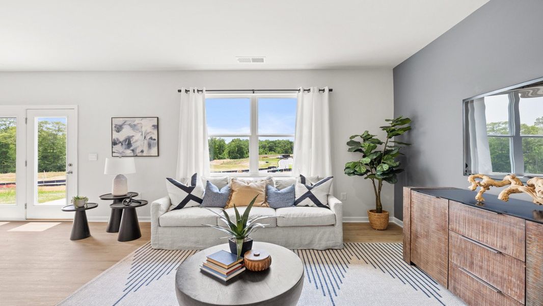 Representative furnished interior of a home built from the BELHAVEN by D.R. Horton in Pointe Park, Union City (Image 25).