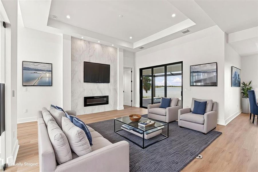 Furnished interior view inside a new home in , Placida (Image 39).