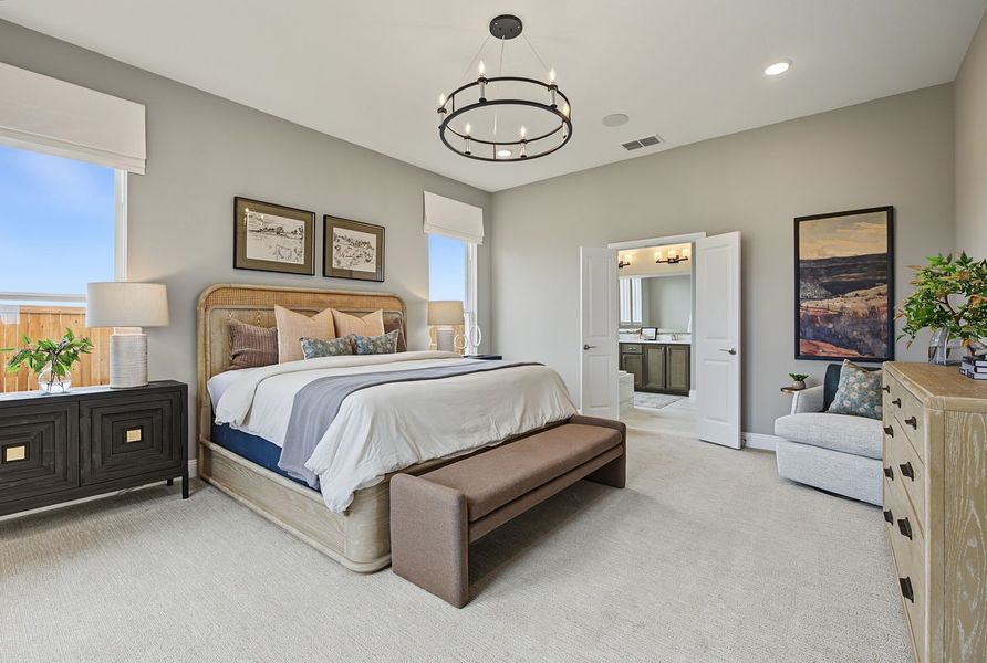 Furnished interior view inside a new home in Leonard Trails, Anna (Image 18).