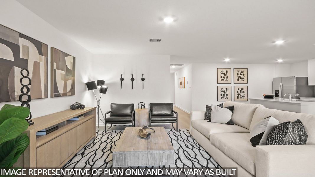 Furnished interior view inside a new home in Eastern Wells, Jarrell (Image 9).