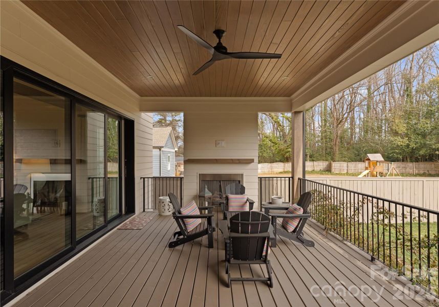 Exterior details and patio area of a home in , Charlotte (Image 29).