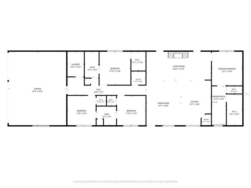 2D floor plan layout of this home in , Dunnellon, FL (Image 4). 2D floor plan layout of this home in , Dunnellon, FL (Image 4).