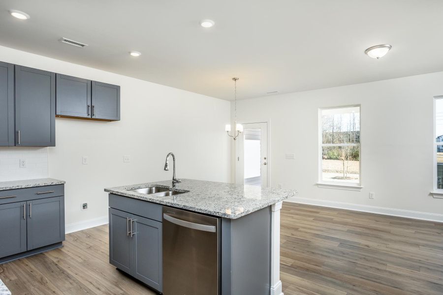 Furnished interior view inside a new home in 1158 Place Townhomes, Wilson (Image 6).