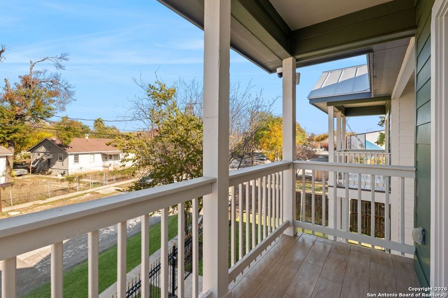Exterior details and patio area of a home in , San Antonio (Image 3).