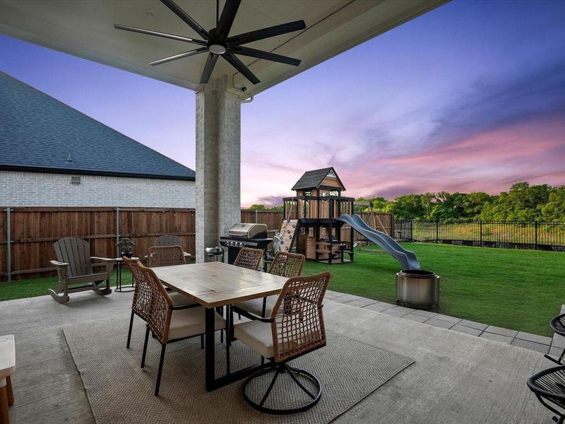 Exterior details and patio area of a home in , Celina (Image 4).