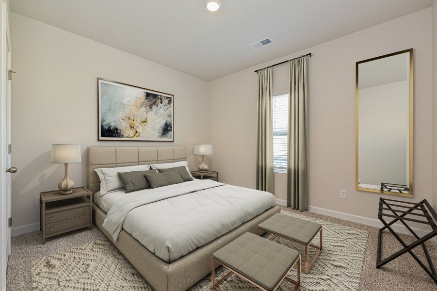Furnished interior view inside a new home in Harper Landing, Stanley (Image 13).