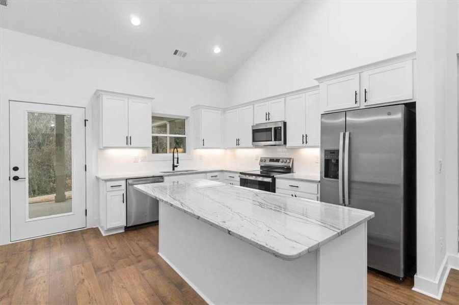 Furnished interior view inside a new home in , Monroe (Image 9).