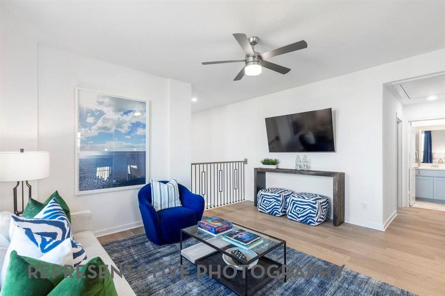 Furnished interior view inside a new home in Goodland, Midlothian (Image 15).