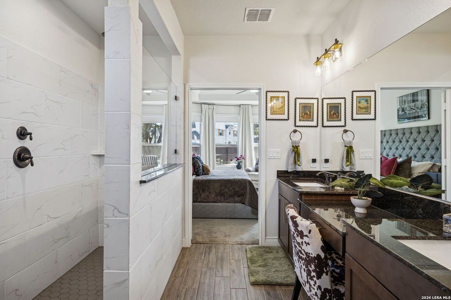 Furnished interior view inside a new home in Davis Ranch, San Antonio (Image 13). Furnished interior view inside a new home in Davis Ranch, San Antonio (Image 13).