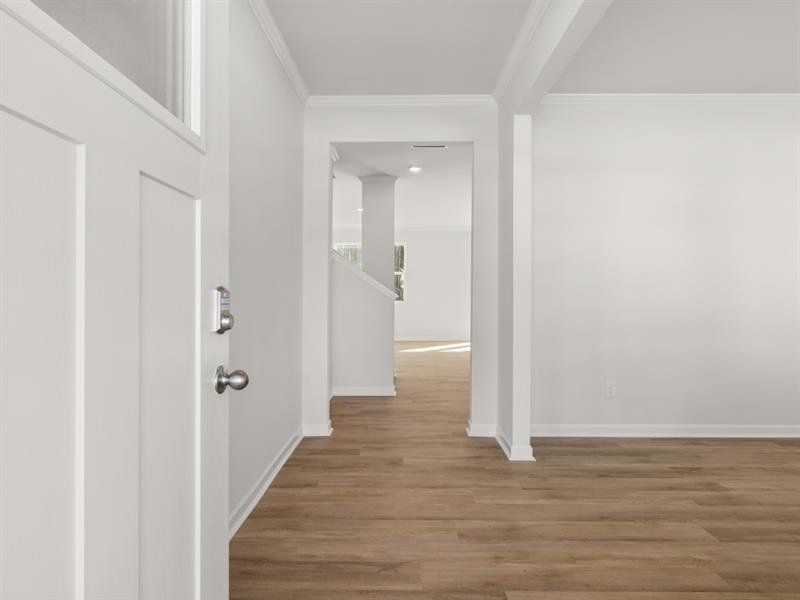 Spacious, unfurnished interior of a new home in Hamptons at Riverwood South, Dallas (Image 14).