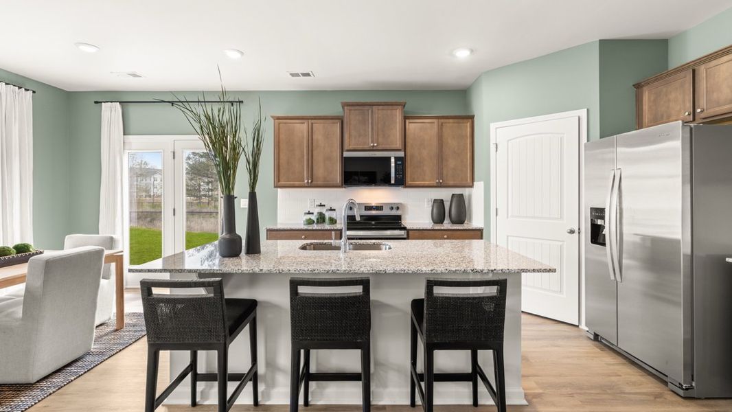 Representative furnished interior of a home built from the Sudbury by D.R. Horton in Carlton, Douglasville (Image 9).