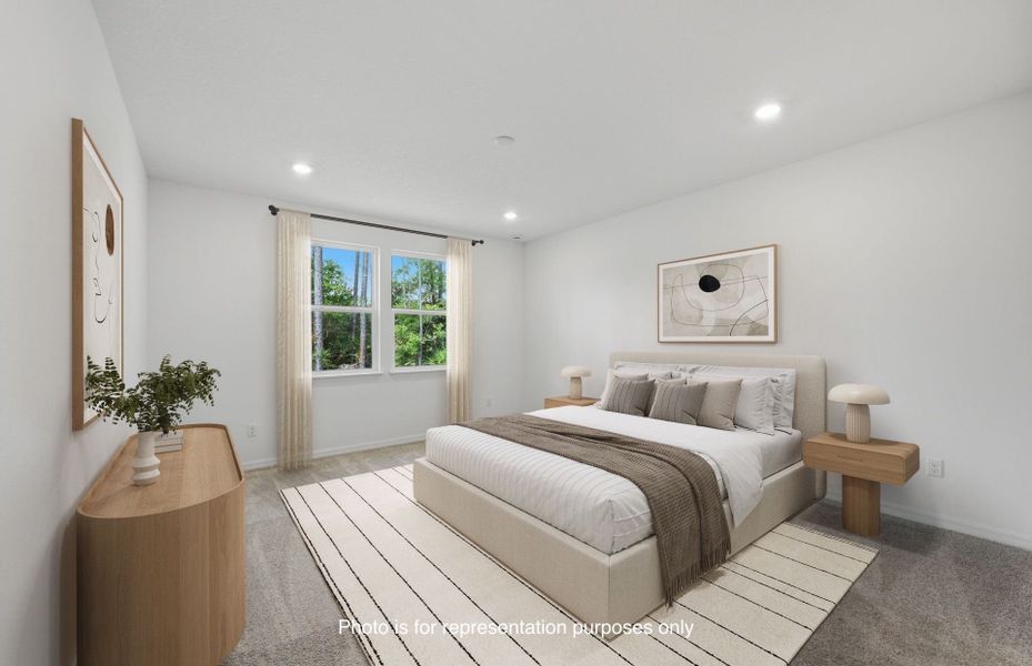 Furnished interior view inside a new home in Fiddler's Cove, Kingsland (Image 11).