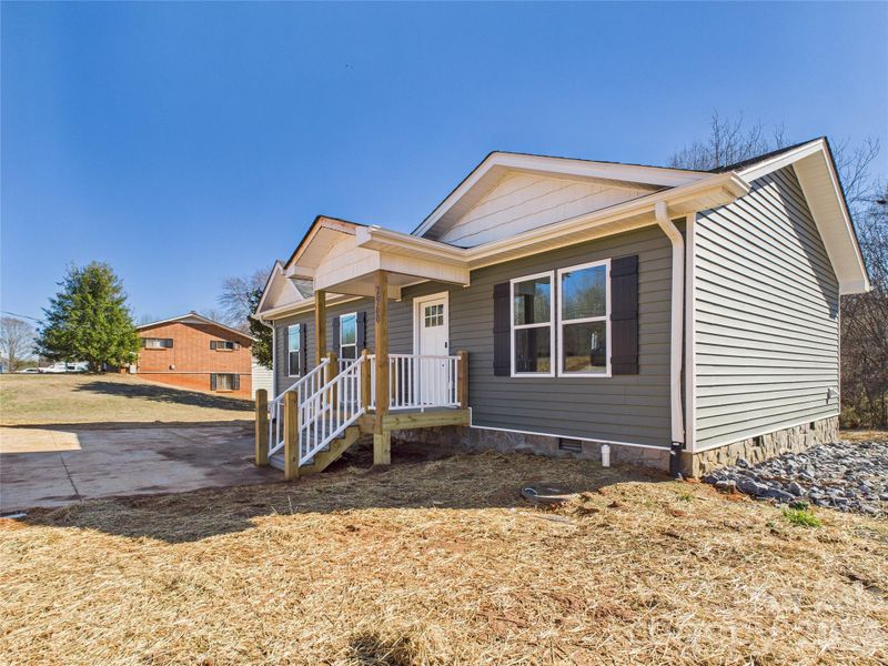 Exterior details and patio area of a home in , Connelly Springs (Image 19).