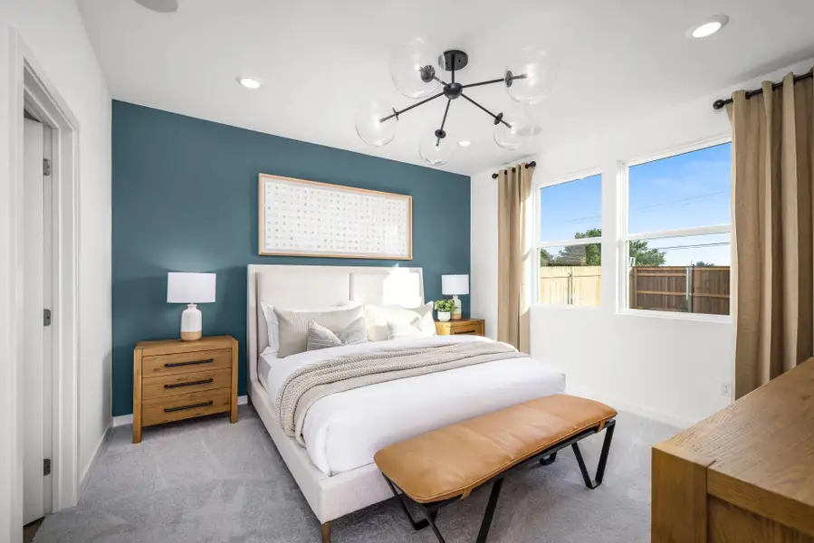 Representative furnished interior of a home built from the Afton by Pulte Homes in Saddleback at Santa Rita Ranch, Liberty Hill (Image 4).