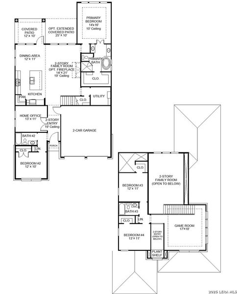 2D floor plan layout of this home in Esperanza, Boerne, TX (Image 2). 2D floor plan layout of this home in Esperanza, Boerne, TX (Image 2).