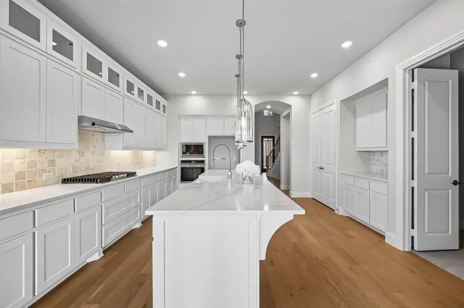 Furnished interior view inside a new home in Trinity Falls, McKinney (Image 8). Furnished interior view inside a new home in Trinity Falls, McKinney (Image 8).