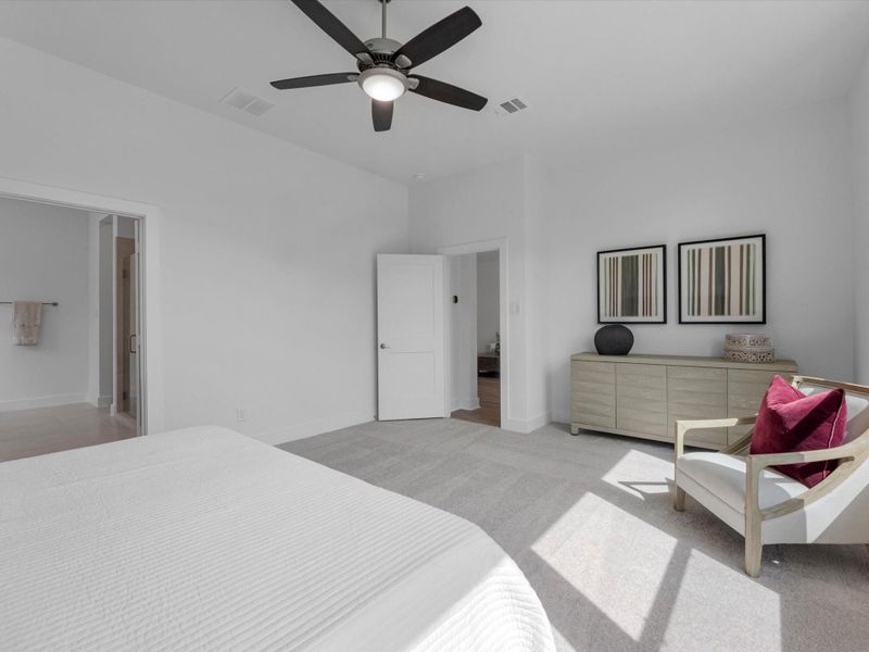 Furnished interior view inside a new home in Clopton Farms, Montgomery (Image 9).