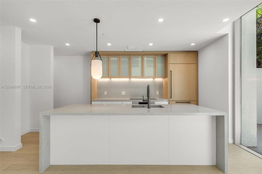 Furnished interior view inside a new home in , Miami (Image 10).