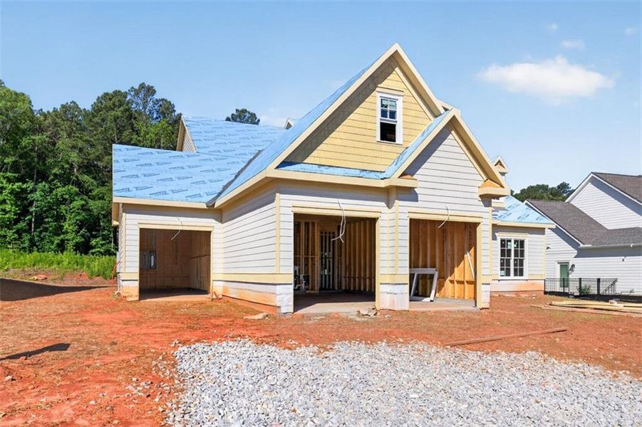 In-progress construction of a new home in , Statham, GA (Image 7).