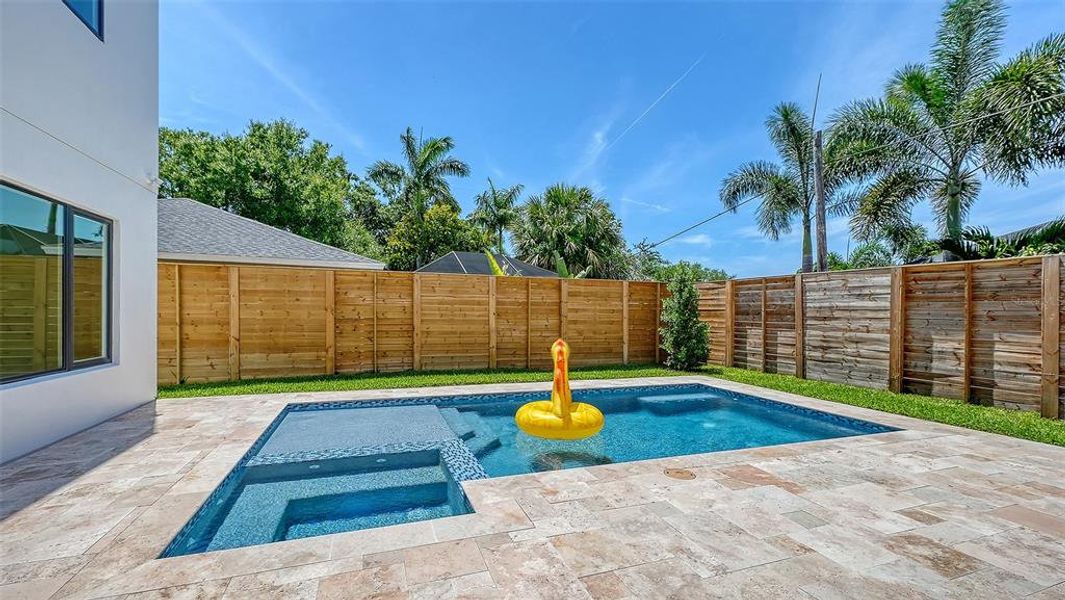 Exterior details and patio area of a home in , Sarasota (Image 4).