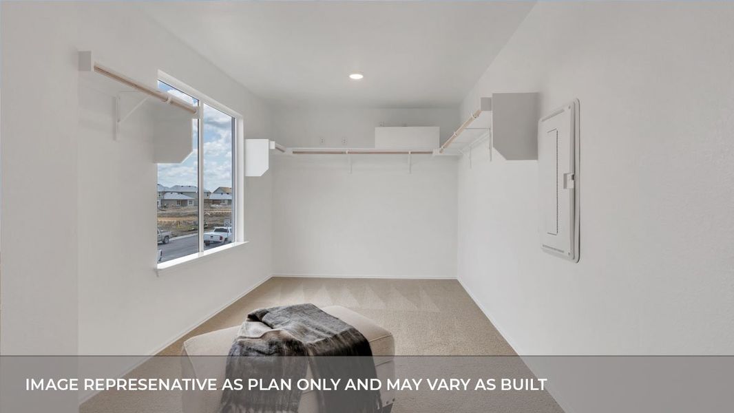 Spacious, unfurnished interior of a new home in Trails at Wildhorse, Austin (Image 18).