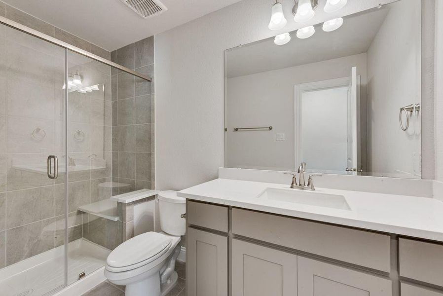 Furnished interior view inside a new home in Wellspring Estates, Celina (Image 8). Furnished interior view inside a new home in Wellspring Estates, Celina (Image 8).