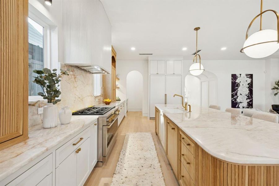 Furnished interior view inside a new home in , Dallas (Image 9).