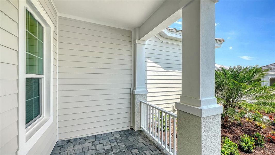 Exterior details and patio area of a home in Grand Park, Sarasota (Image 3). Exterior details and patio area of a home in Grand Park, Sarasota (Image 3).