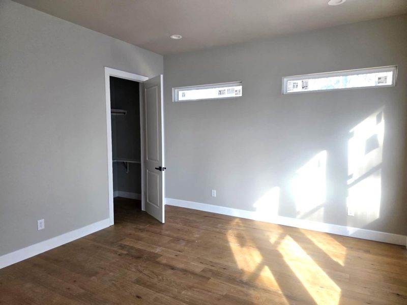 Finished bedroom Finished bedroom