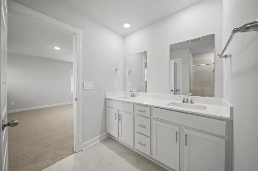 Furnished interior view inside a new home in The Farm at Wells Creek - Heritage Collection, Gray Court (Image 11).