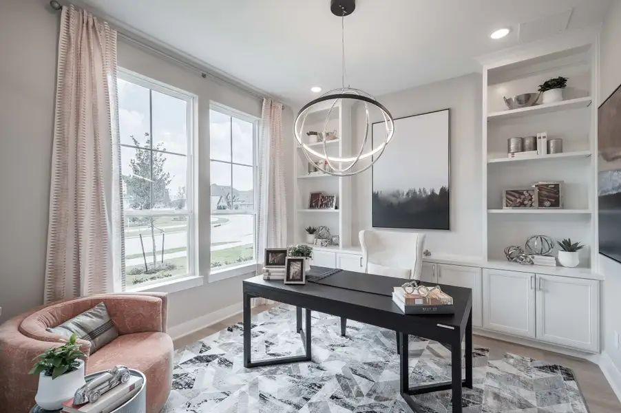 Representative furnished interior of a home built from the Casoria by Tri Pointe Homes in The Estates at James Lane, Fulshear (Image 8).