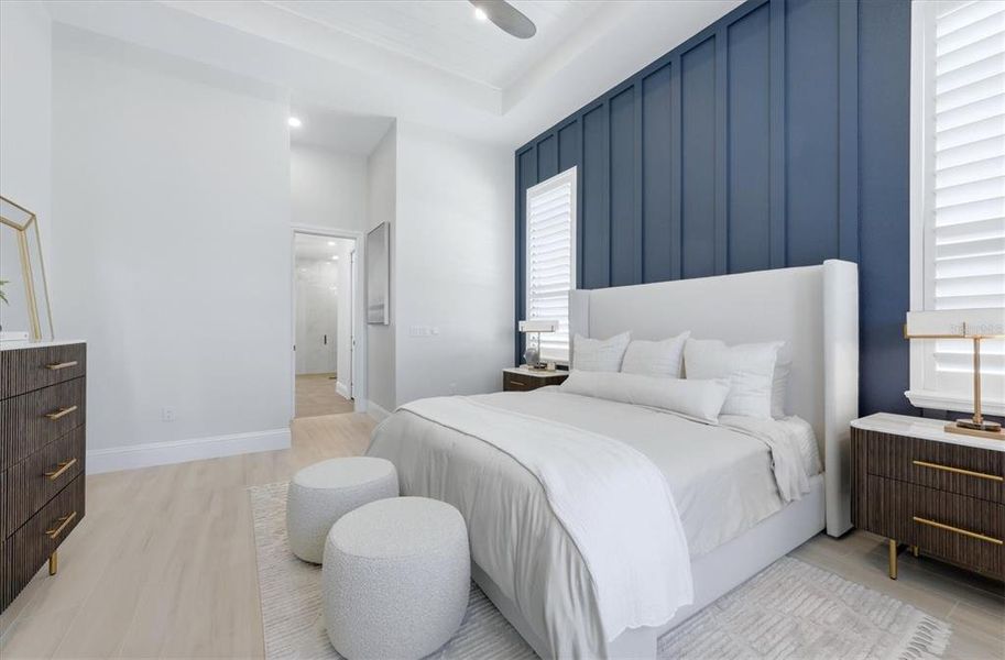 Furnished interior view inside a new home in , Sarasota (Image 32).