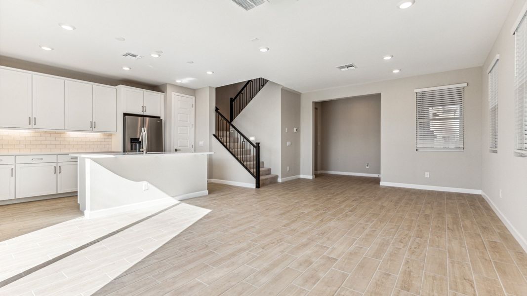 Furnished interior view inside a new home in Talinn Towns at Desert Ridge, Phoenix (Image 6).