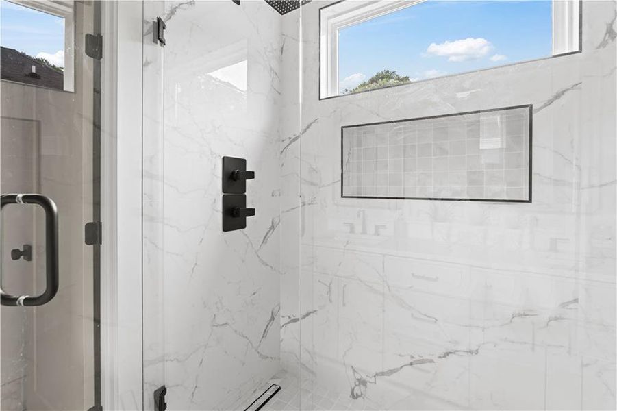 Furnished interior view inside a new home in , Atlanta (Image 9).