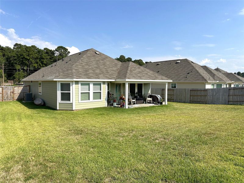 Front exterior of a new home in Lone Star Landing, Montgomery, TX, highlighting curb appeal (Image 1).