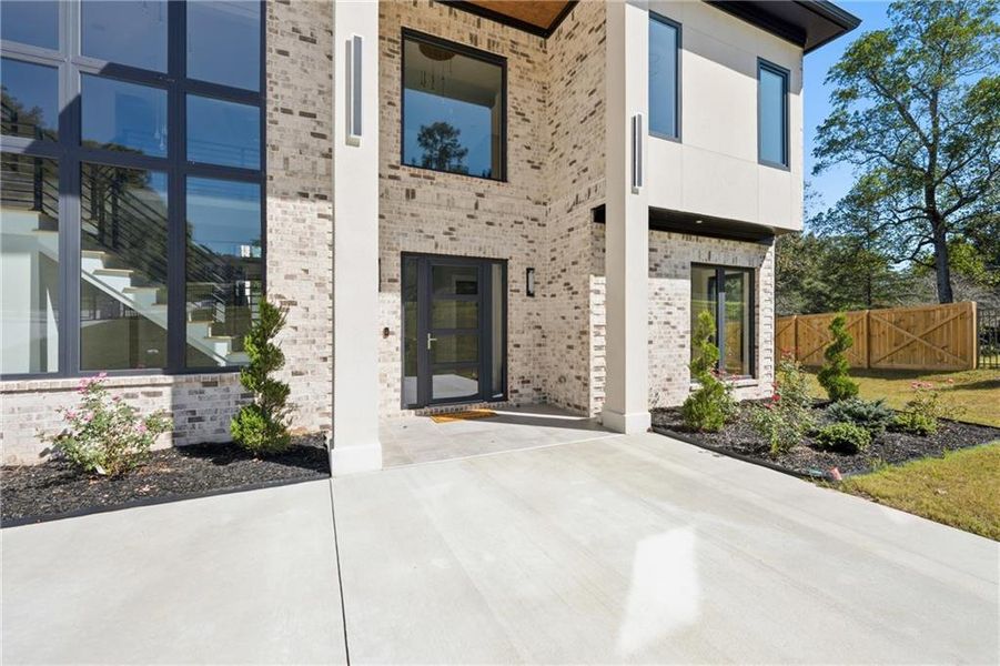 Exterior details and patio area of a home in , Dacula (Image 3).