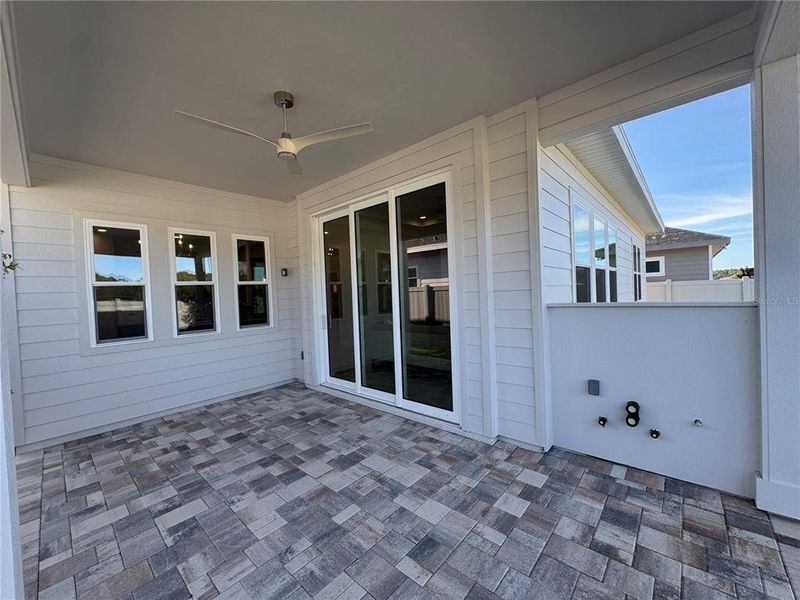 Exterior details and patio area of a home in Laureate Village, Newberry (Image 29). Exterior details and patio area of a home in Laureate Village, Newberry (Image 29).