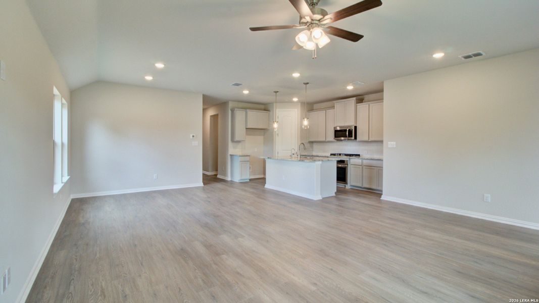 Spacious, unfurnished interior of a new home in Prairie Green, Converse (Image 5). Spacious, unfurnished interior of a new home in Prairie Green, Converse (Image 5).