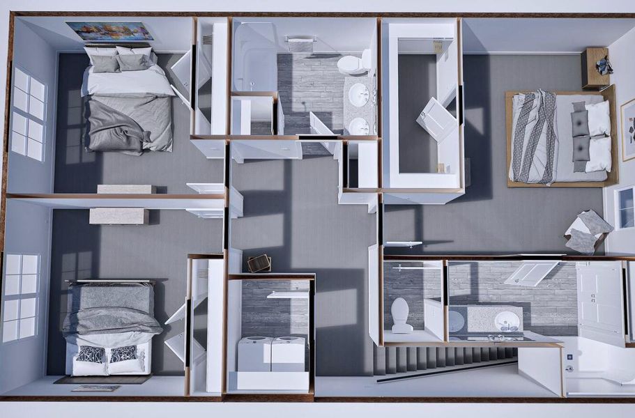 2D floor plan layout of this home in , Hanahan, SC (Image 4).