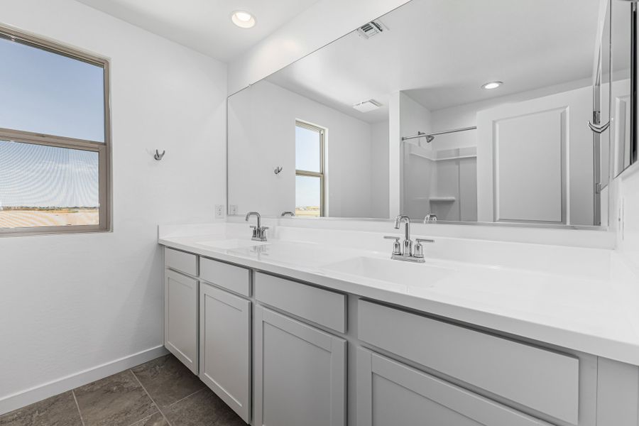 Furnished interior view inside a new home in Elara at Moonlight, Maricopa (Image 4).