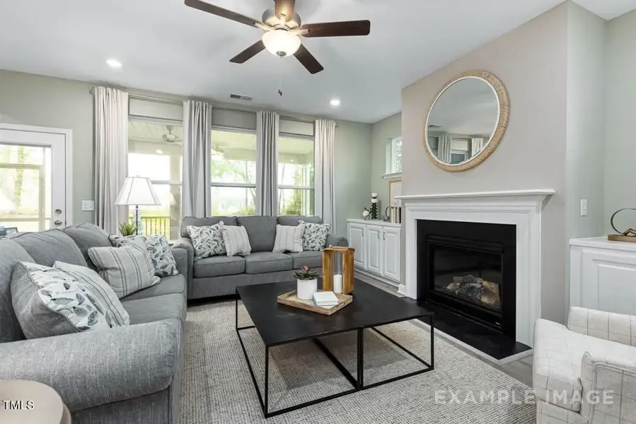 Furnished interior view inside a new home in Glenmere, Knightdale (Image 11).
