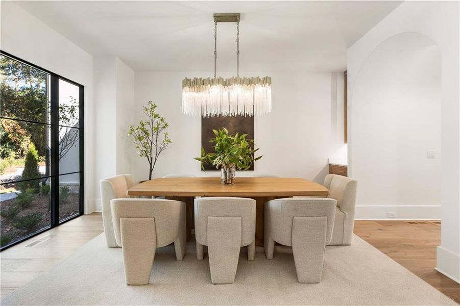 Furnished interior view inside a new home in , Sandy Springs (Image 55).