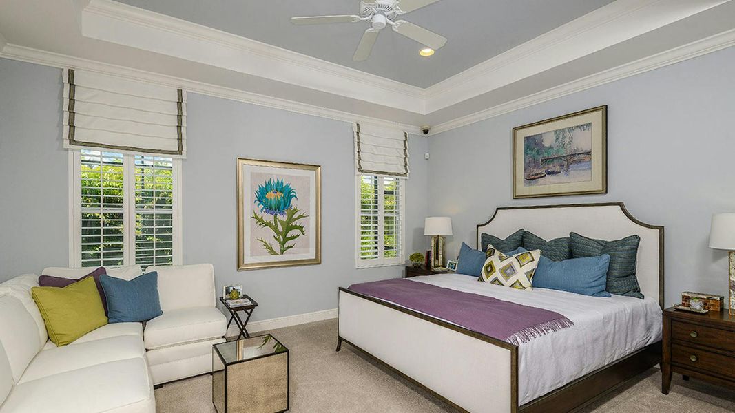 Furnished interior view inside a new home in SkySail Real Estate and Homes for Sale in Naples, FL - Neal Communities, Naples (Image 8).