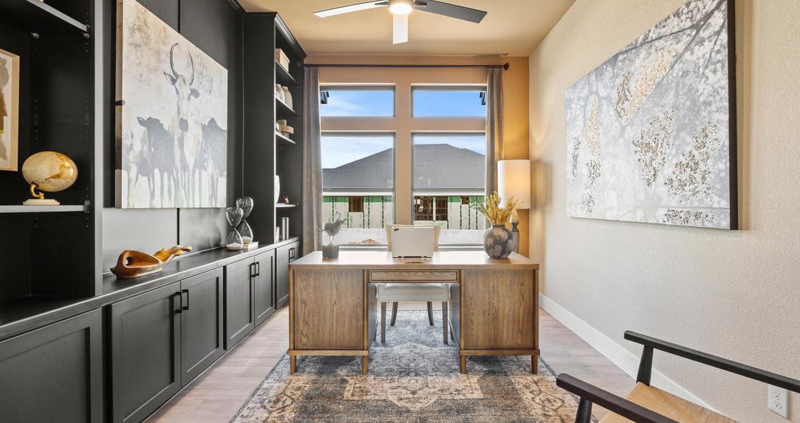 Furnished interior view inside a new home in Sweetwater, Austin (Image 11).