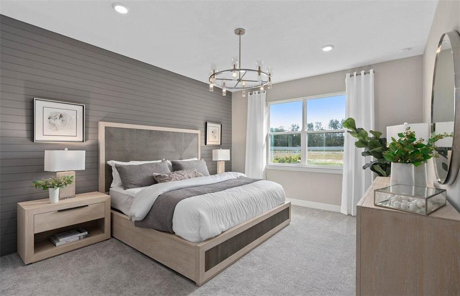 Furnished interior view inside a new home in Sunrise Estates, West Melbourne (Image 21).